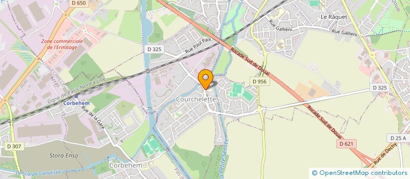 localisation de l'entreprise SCI MAREDG  COURCHELETTES