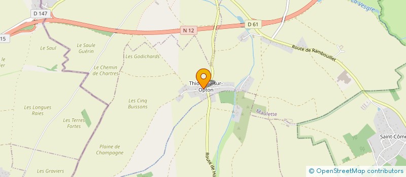 localisation de l'entreprise SCI MAREDMAX 77 à MAULETTE