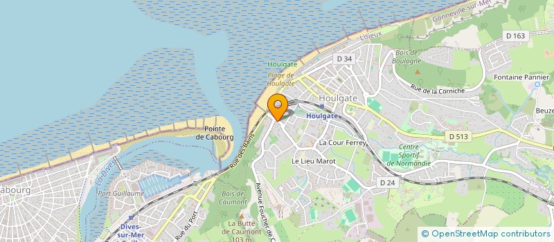 localisation de l'entreprise SCI MAREE BASSE  HOULGATE