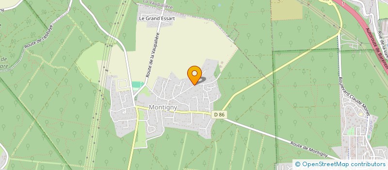 localisation de l'entreprise SCI MAREE IMMO  MONTIGNY