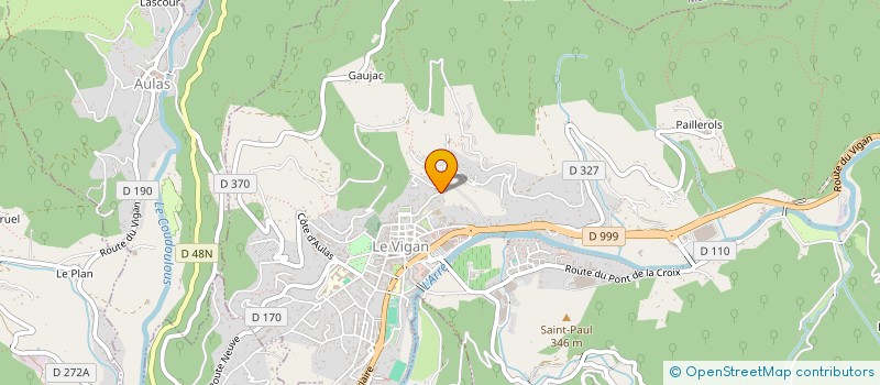 localisation de l'entreprise SCI MAREILLES  LE VIGAN