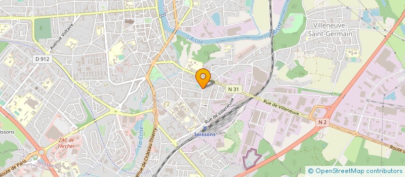 localisation de l'entreprise SCI MAREJEAN à SOISSONS