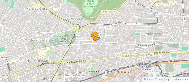 localisation de l'entreprise SCI MAREL à LE HAVRE