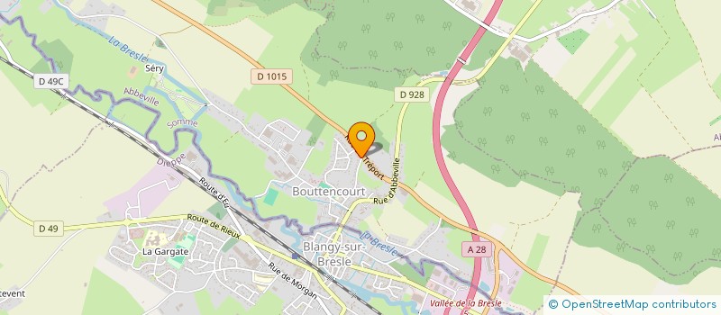 localisation de l'entreprise SCI MAREL  BOUTTENCOURT