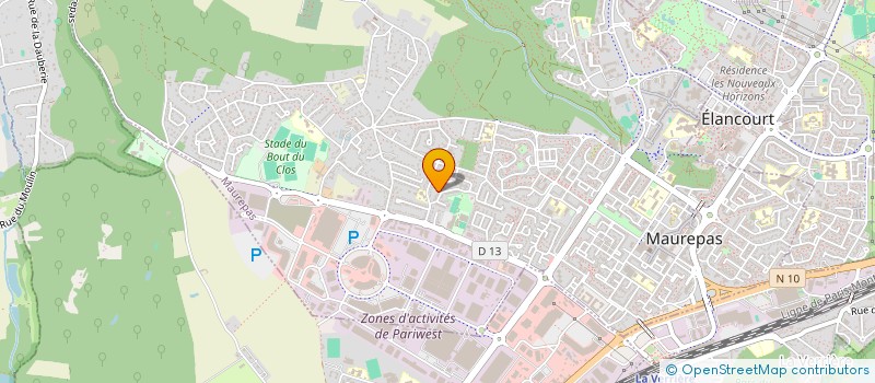 localisation de l'entreprise SCI MAREL  MAUREPAS