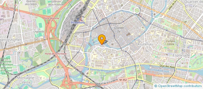 localisation de l'entreprise SCI MAREL  STRASBOURG