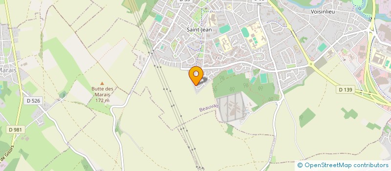 localisation de l'entreprise SCI MAREL  BEAUVAIS