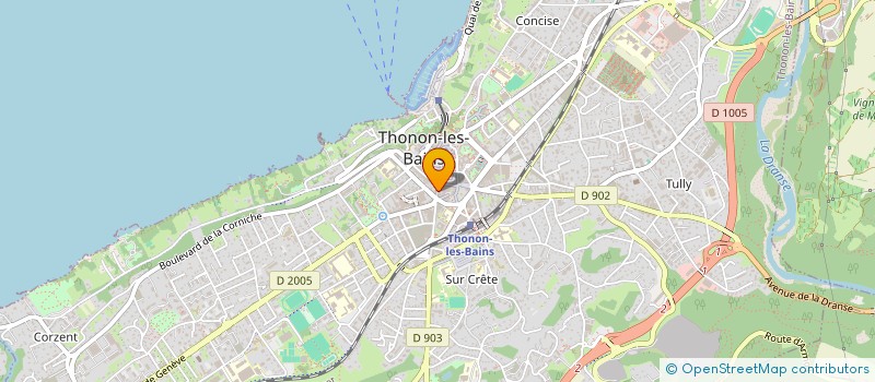 localisation de l'entreprise SCI MARELIAN à THONON-LES-BAINS