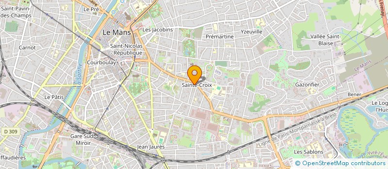 localisation de l'entreprise SCI MARELIE  LE MANS