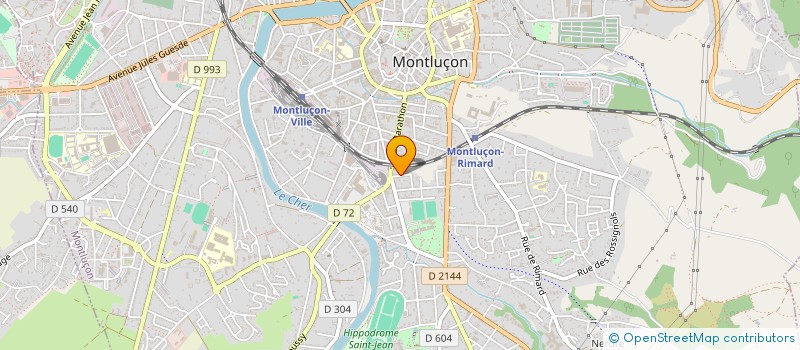 localisation de l'entreprise SCI MARELIMMO à MONTLUCON