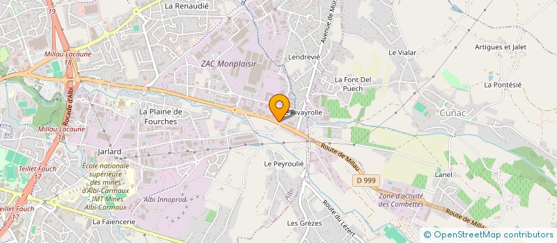 localisation de l'entreprise SCI MARELLE  ALBI
