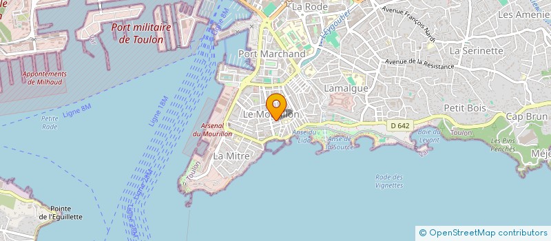 localisation de l'entreprise SCI MARELY  TOULON