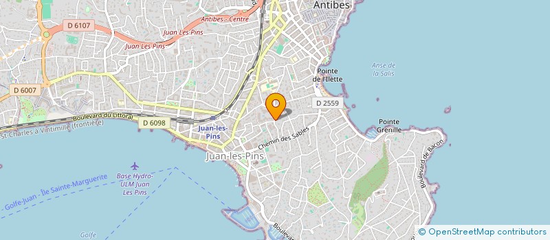 localisation de l'entreprise SCI MAREMED à ANTIBES