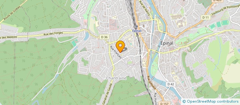 localisation de l'entreprise SCI MAREN à EPINAL