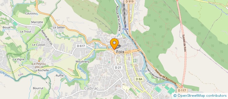 localisation de l'entreprise SCI MARENA à FOIX