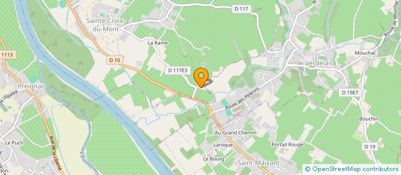 localisation de l'entreprise SCI MARENGE à LANGON