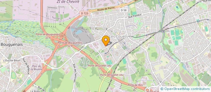 localisation de l'entreprise SCI MARENGIU à BOUGUENAIS