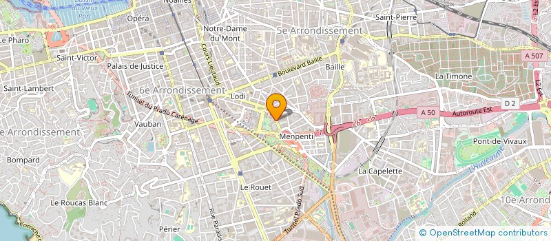 localisation de l'entreprise SCI MARENGO à MARSEILLE