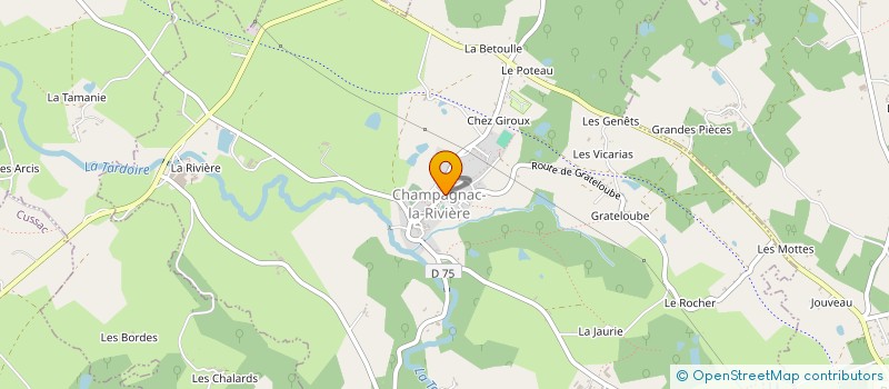 localisation de l'entreprise SCI MARENGO à CHAMPAGNAC-LA-RIVIERE