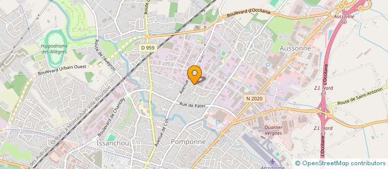 localisation de l'entreprise SCI MARENGO 43 RUE DU 10 AVRIL TOULOUSE  MONTAUBAN