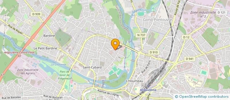 localisation de l'entreprise SCI MARENGO à ANGOULEME