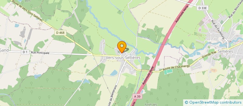 localisation de l'entreprise SCI MARENTE  VERS-SOUS-SELLIERES