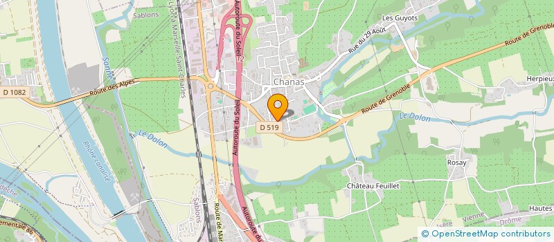 localisation de l'entreprise SCI MARENTON BLAIN  CHANAS