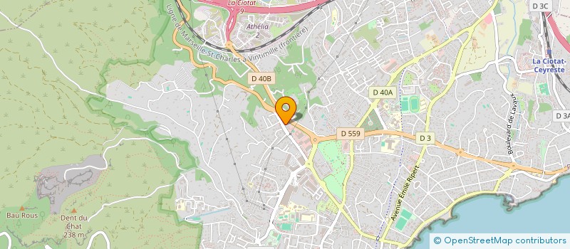 localisation de l'entreprise SCI MARENZO 5  LA CIOTAT