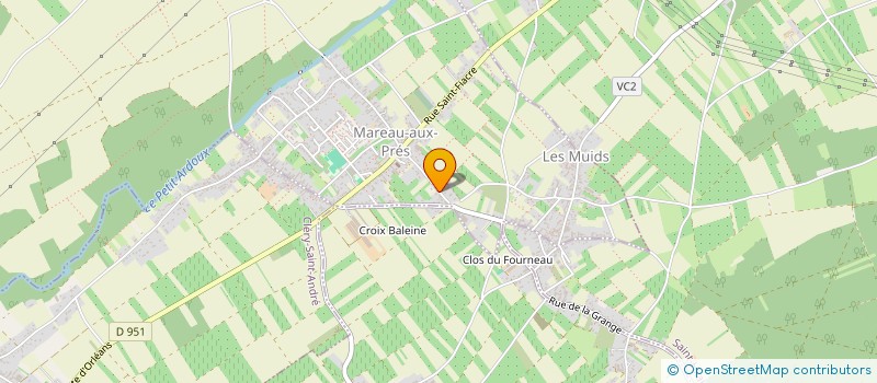 localisation de l'entreprise SCI MAREPRESIENNE à MAREAU-AUX-PRES