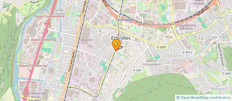 localisation de l'entreprise SCI MARERINI à ECHIROLLES