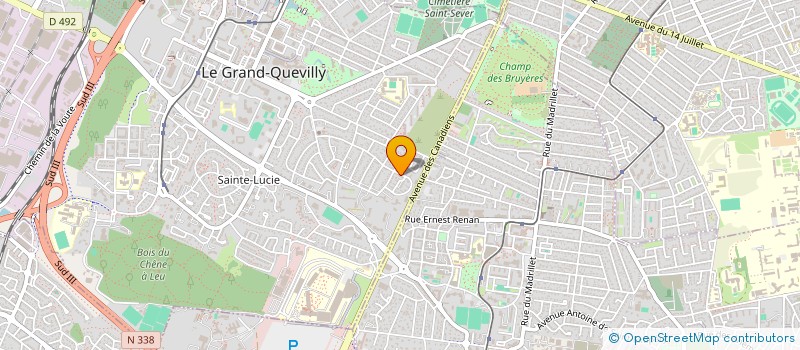 localisation de l'entreprise SCI MARES IMMOBILIER  LE GRAND-QUEVILLY