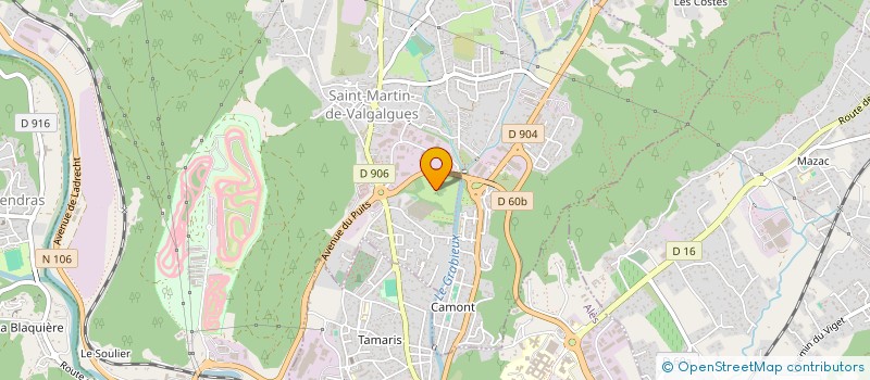 localisation de l'entreprise SCI MARESADA  SAINT-MARTIN-DE-VALGALGUES