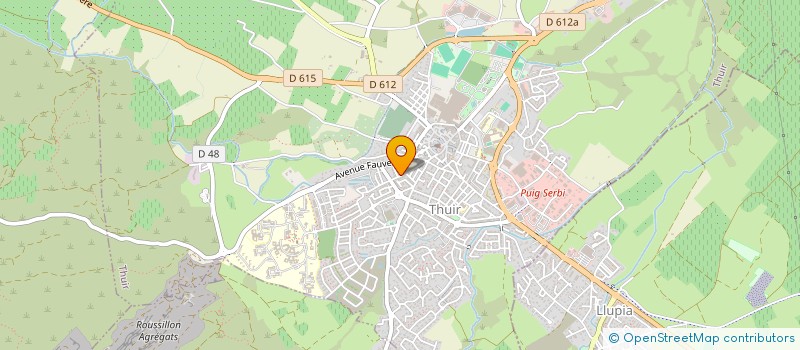 localisation de l'entreprise SCI MARESCO  THUIR