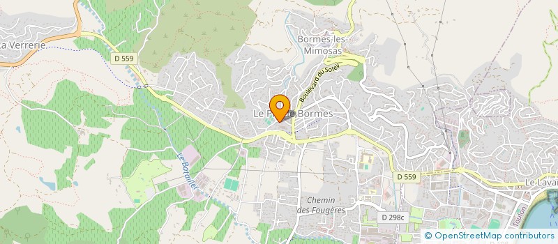 localisation de l'entreprise SCI MARESOL à BORMES-LES-MIMOSAS