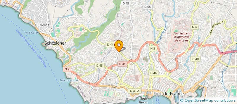 localisation de l'entreprise SCI MAREST IMMOBILIER à FORT DE FRANCE