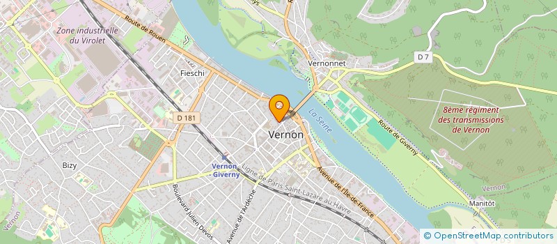 localisation de l'entreprise SCI MARET  VERNON