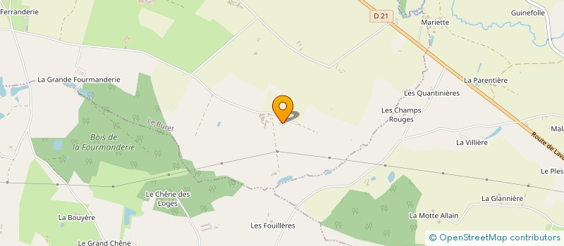 localisation de l'entreprise SCI MARET  LOUVIGNE