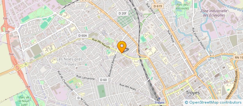 localisation de l'entreprise SCI MARETHI à TROYES