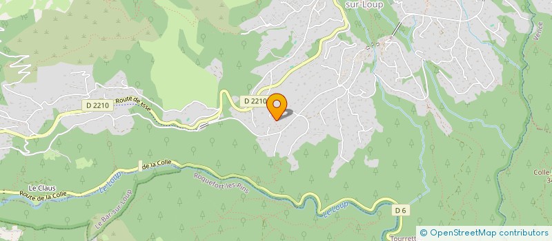localisation de l'entreprise SCI MARETTE à TOURRETTES-SUR-LOUP