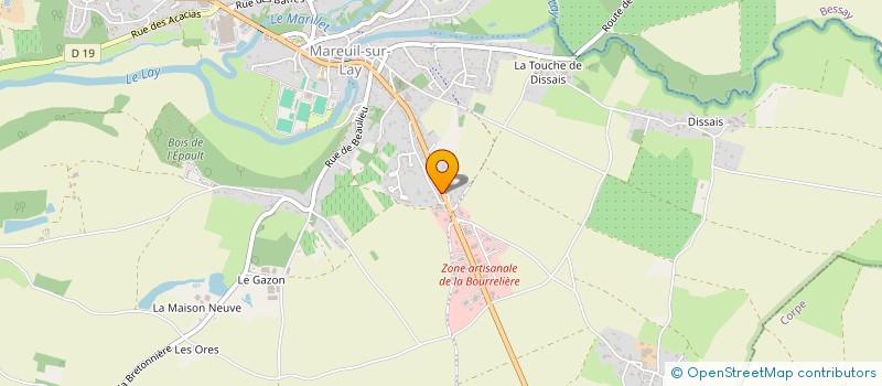 localisation de l'entreprise SCI MAREUIL  MAREUIL-SUR-LAY-DISSAIS