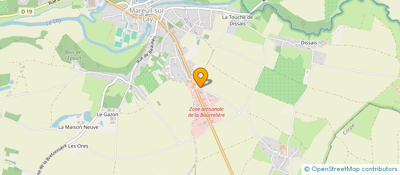 localisation de l'entreprise SCI MAREUILLAISE  MAREUIL-SUR-LAY-DISSAIS