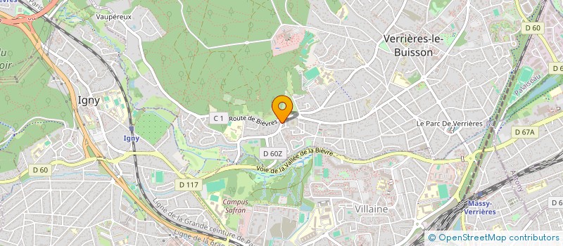 localisation de l'entreprise SCI MAREV à VERRIERES-LE-BUISSON