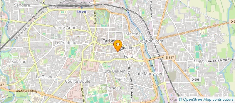 localisation de l'entreprise SCI MAREVA  TARBES