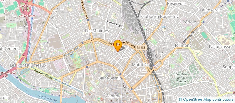 localisation de l'entreprise SCI MAREVA  TOULOUSE