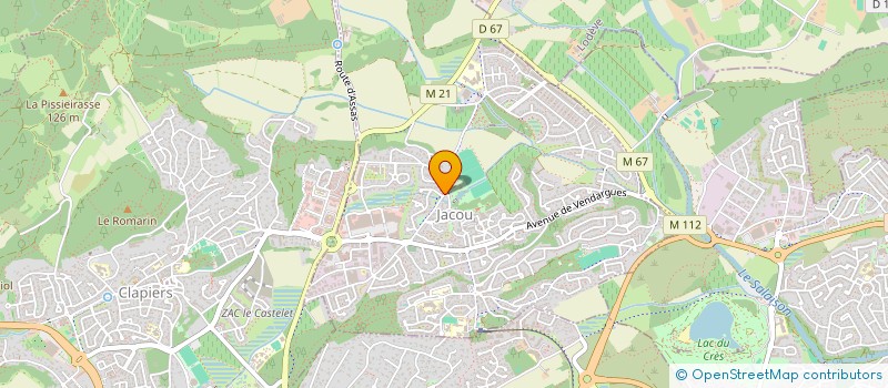 localisation de l'entreprise SCI MAREVA à JACOU
