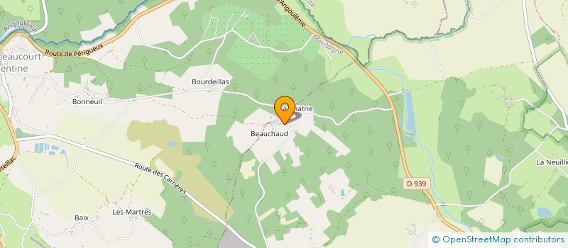 localisation de l'entreprise SCI MAREVA  SAINTE CROIX DE MAREUIL