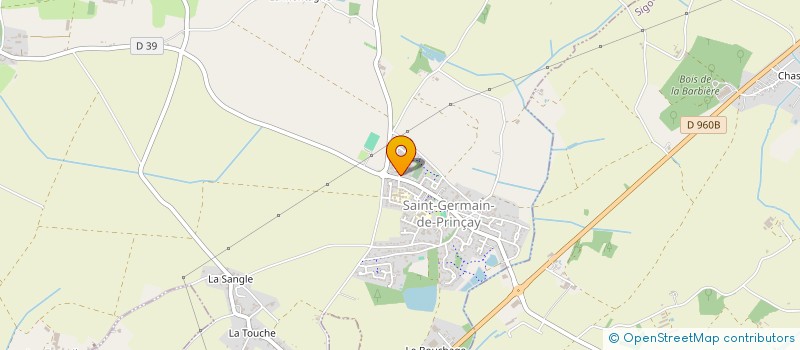 localisation de l'entreprise SCI MAREVA  SAINT-GERMAIN-DE-PRINCAY