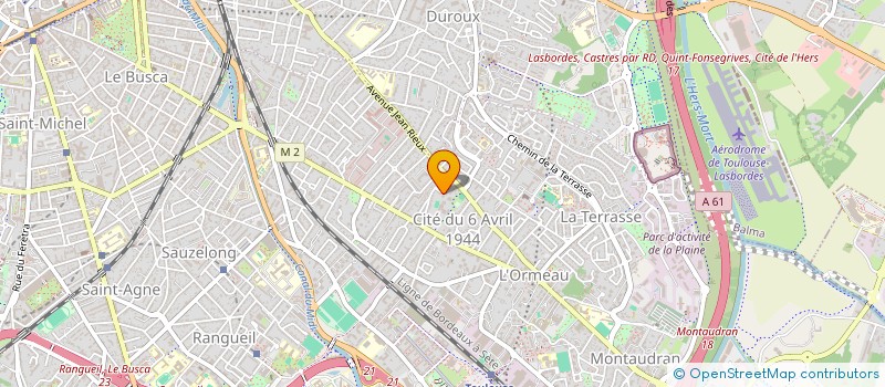localisation de l'entreprise SCI MAREVA à TOULOUSE