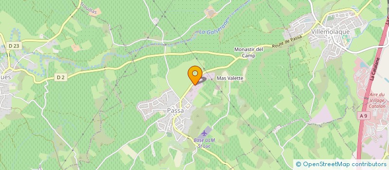 localisation de l'entreprise SCI MAREVE  PASSA