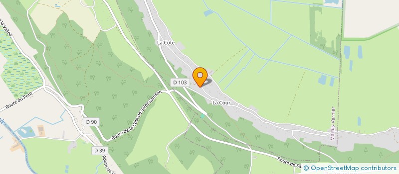 localisation de l'entreprise SCI MAREVE  MARAIS-VERNIER